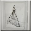 A08. Limited edition Oscar de la Renta print. Signed in print. 26” x 23” 